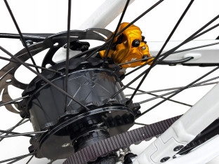 ROWER ELEKTRYCZNY ROSE SNEAK PLUS EQ RAMA 57CM MAHLE X35 PASEK GATES 15KG