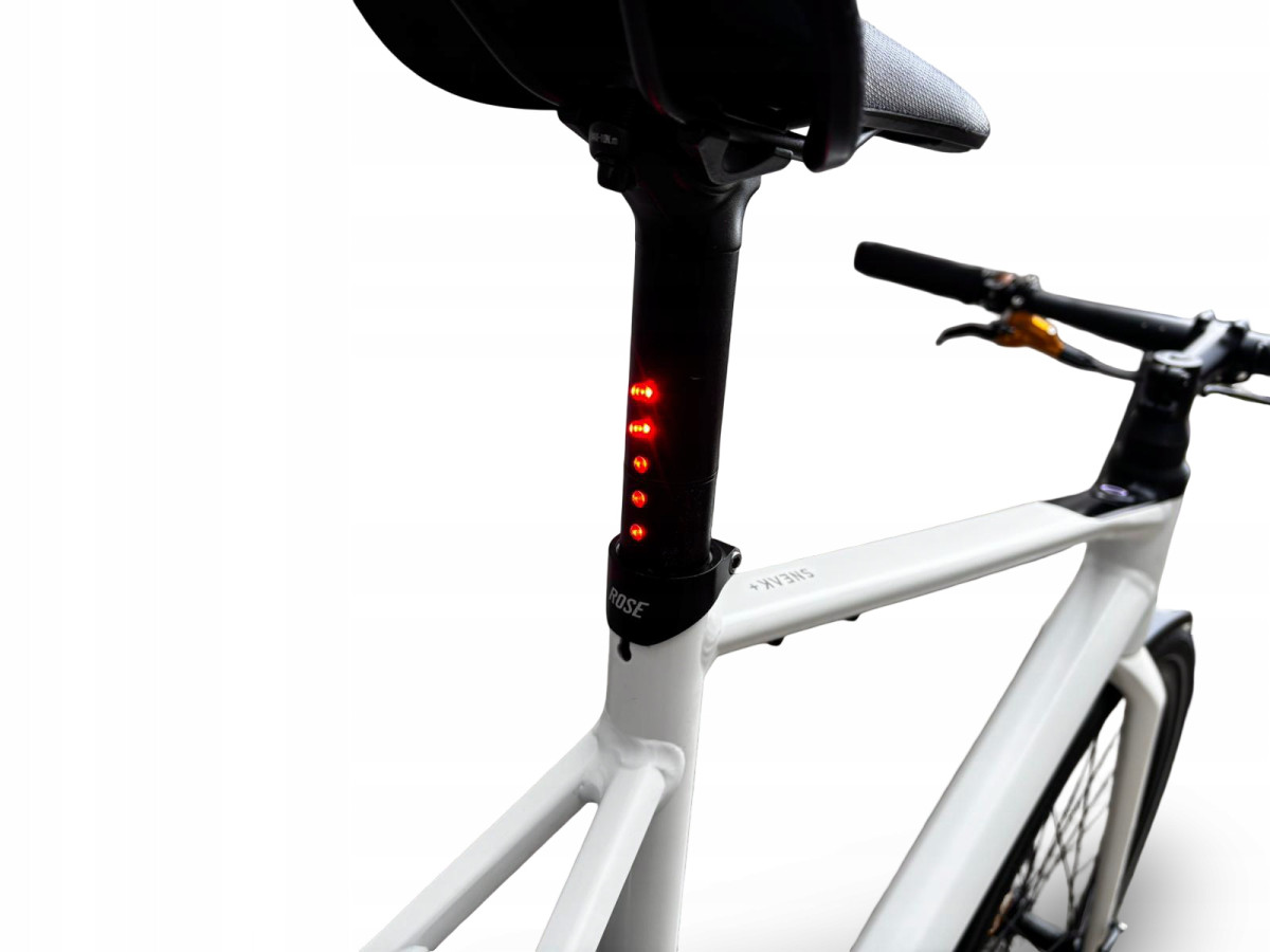 ROWER ELEKTRYCZNY ROSE SNEAK PLUS EQ RAMA 57CM MAHLE X35 PASEK GATES 15KG