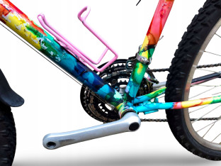 ROWER GÓRSKI STALOWY MONTANA RAMA 47CM KOŁA 26" ACERA 3X7 CANTILEVER RETRO