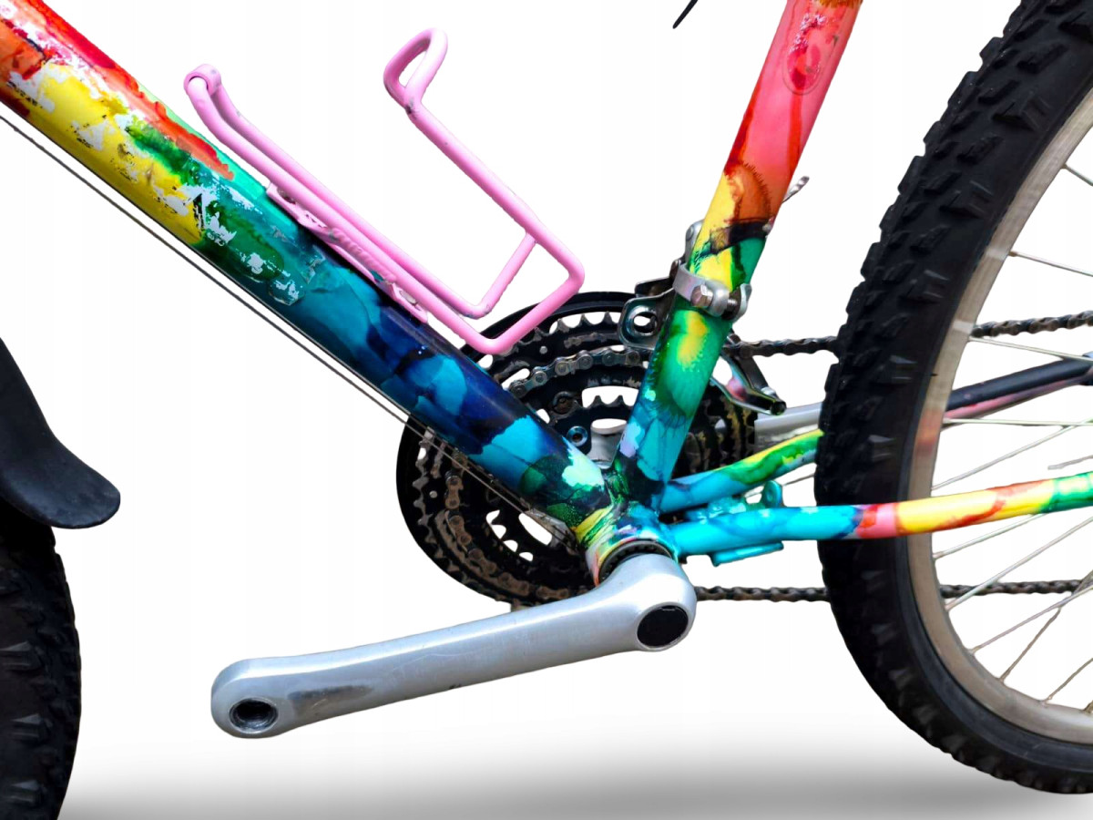 ROWER GÓRSKI STALOWY MONTANA RAMA 47CM KOŁA 26" ACERA 3X7 CANTILEVER RETRO