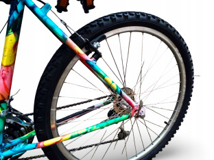 ROWER GÓRSKI STALOWY MONTANA RAMA 47CM KOŁA 26" ACERA 3X7 CANTILEVER RETRO