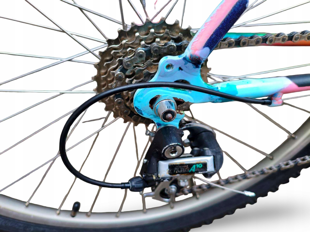 ROWER GÓRSKI STALOWY MONTANA RAMA 47CM KOŁA 26" ACERA 3X7 CANTILEVER RETRO