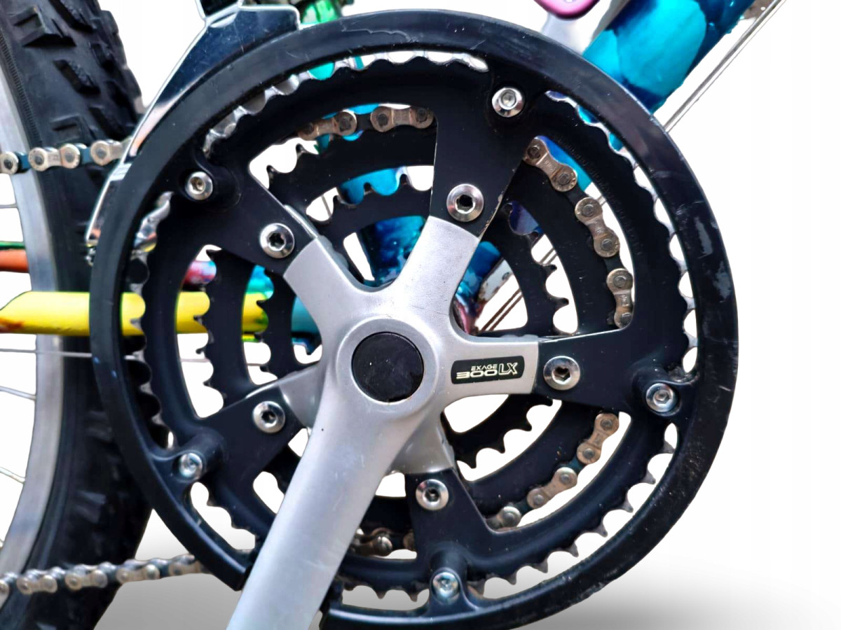 ROWER GÓRSKI STALOWY MONTANA RAMA 47CM KOŁA 26" ACERA 3X7 CANTILEVER RETRO