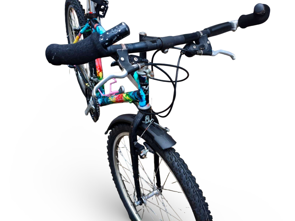 ROWER GÓRSKI STALOWY MONTANA RAMA 47CM KOŁA 26" ACERA 3X7 CANTILEVER RETRO