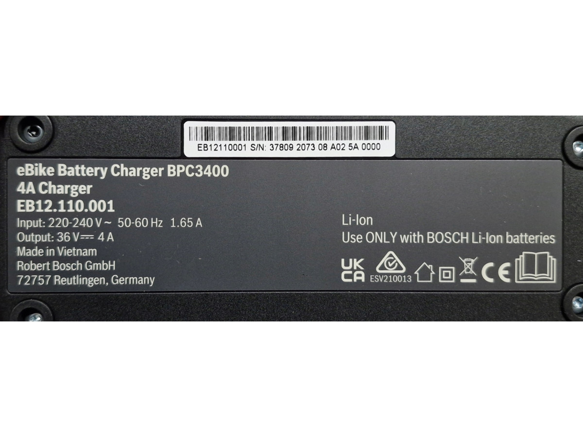 Ładowarka do Roweru Elektrycznego Smart System BOSCH 36V 4A BOX Oryginał