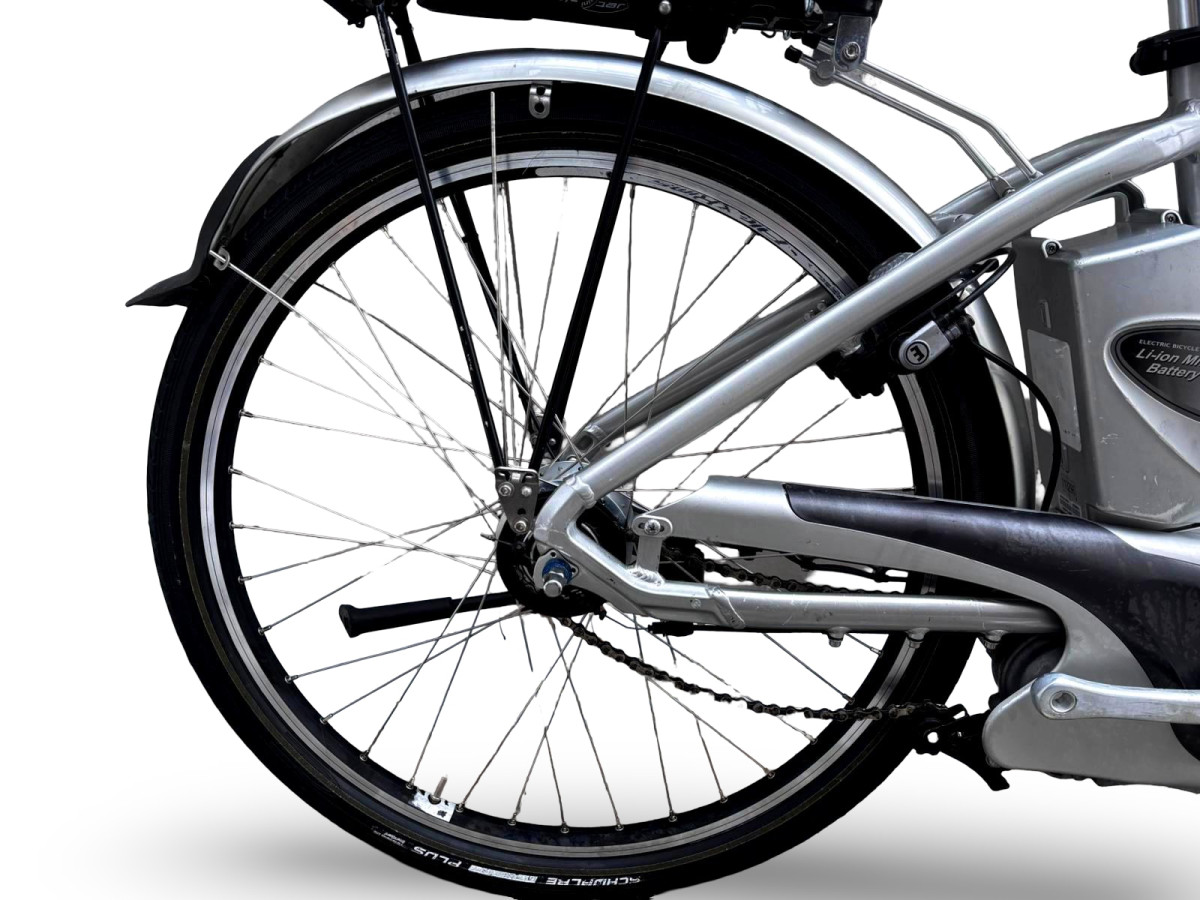 ROWER ELEKTRYCZNY FLYER 46CM KOŁA 26" PANASONIC 259WH USZKODZONY NA CZĘŚCI