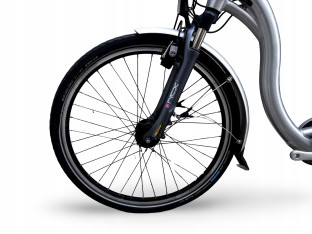 ROWER ELEKTRYCZNY FLYER 46CM KOŁA 26" PANASONIC 259WH USZKODZONY NA CZĘŚCI