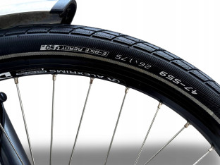 ROWER ELEKTRYCZNY FLYER RAMA 44CM KOŁA 26" SHIMANO ALFINE PANASONIC 432WH