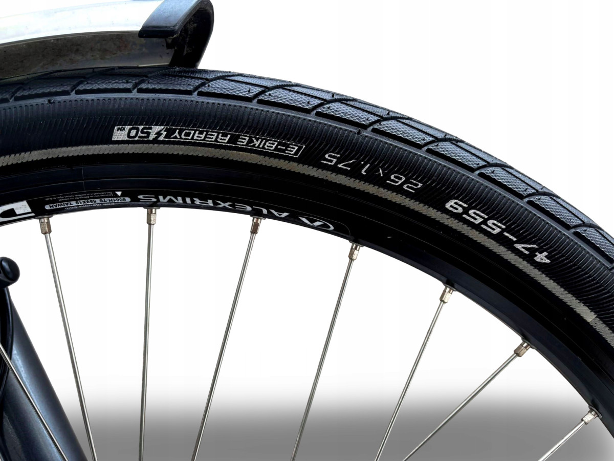 ROWER ELEKTRYCZNY FLYER RAMA 44CM KOŁA 26" SHIMANO ALFINE PANASONIC 432WH