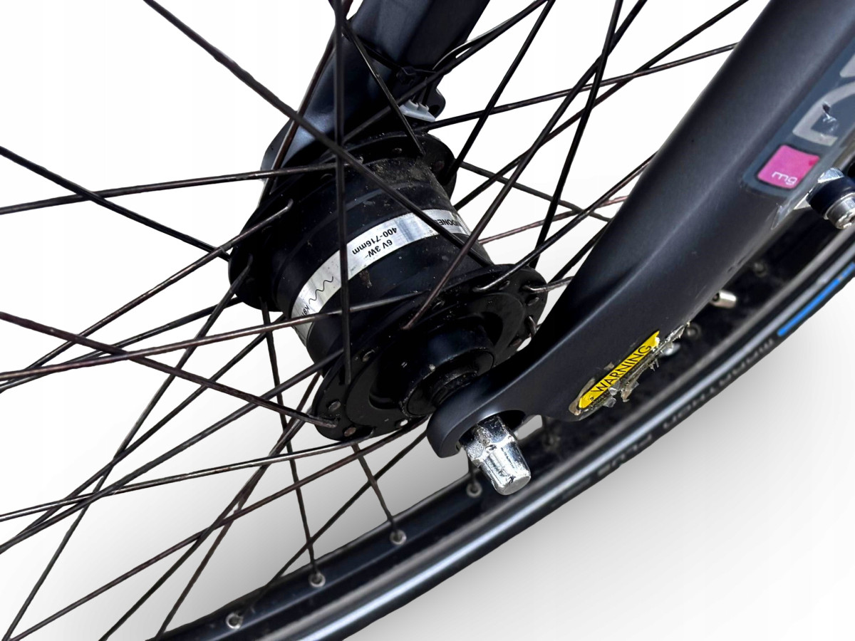 ROWER ELEKTRYCZNY FLYER 46CM KOŁA 26" PANASONIC 259WH USZKODZONY NA CZĘŚCI