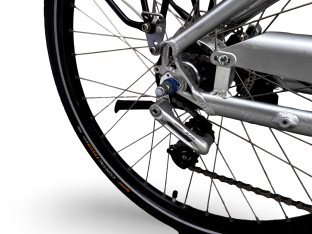 ROWER ELEKTRYCZNY FLYER RAMA 46CM KOŁA 26" PANASONIC 432WH PRZEBIEG 812KM