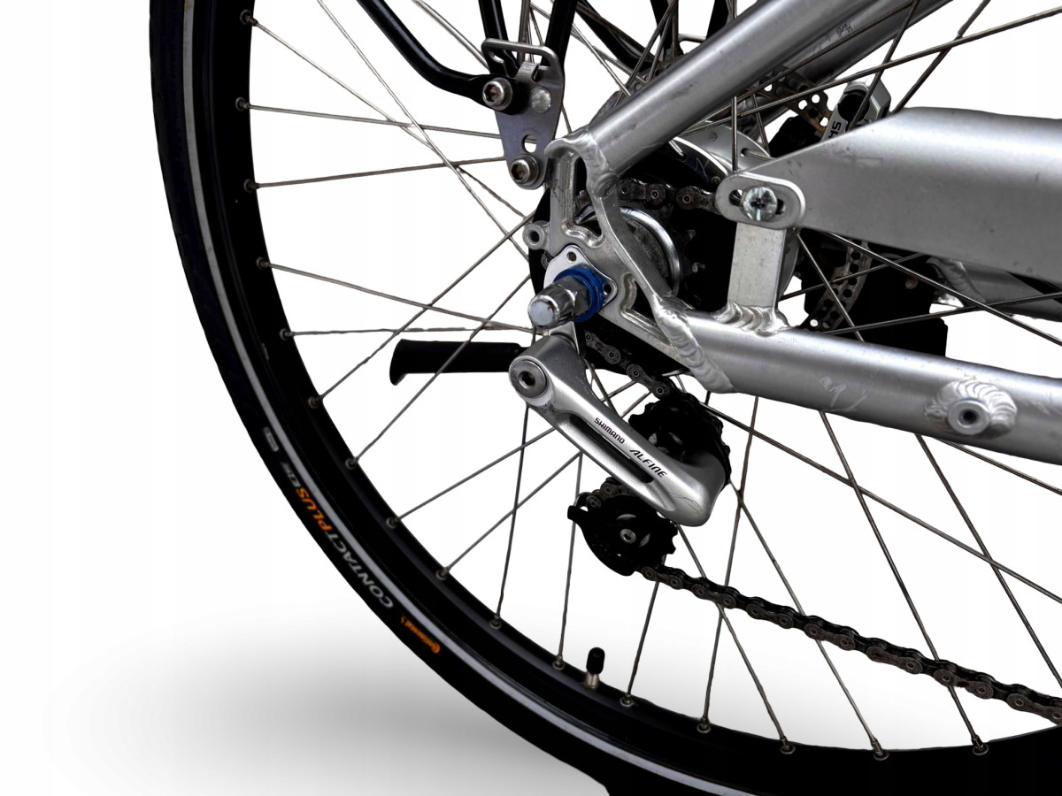 ROWER ELEKTRYCZNY FLYER RAMA 46CM KOŁA 26" PANASONIC 432WH PRZEBIEG 812KM