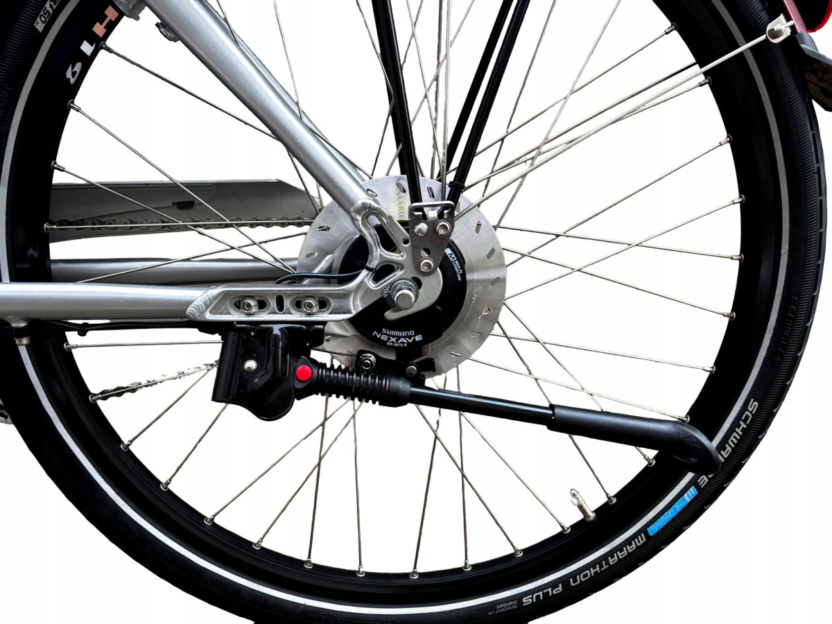 ROWER ELEKTRYCZNY FLYER RAMA 51CM KOŁA 26" SHIMANO NEXUS 8S PANASONIC 404WH