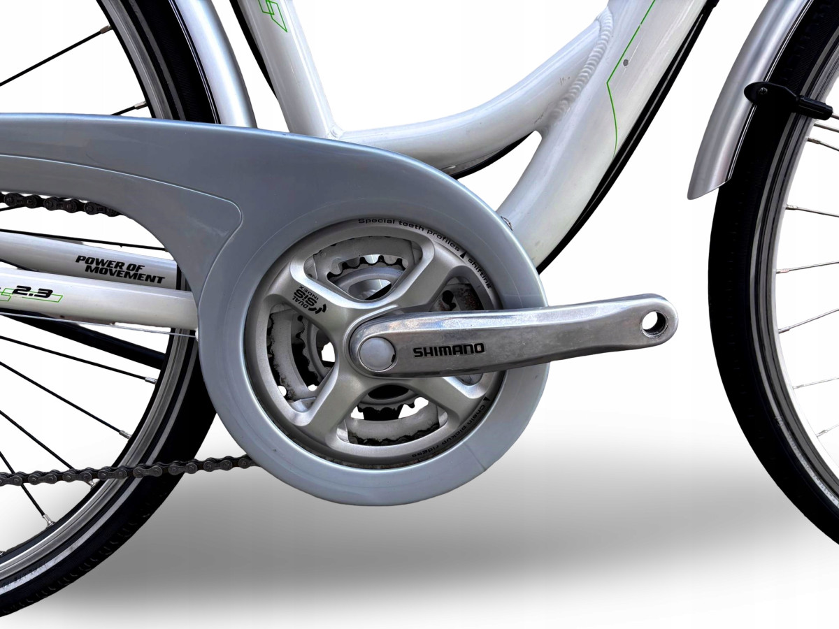 ROWER MIEJSKI DAMKA WHEELER ECORIDER 2.3 RAMA 48CM KOŁA 28" ACERA 3X8