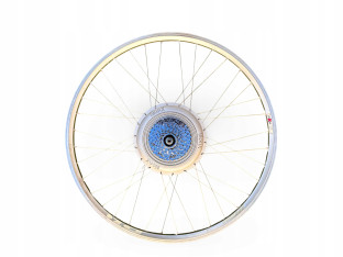 KOŁO ROWEROWE TYLNE 28" POD TARCZĘ KASETA 8B 36H OŚ 10MM SILNIK BIONX 48V