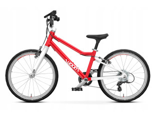 ROWER DZIECIĘCY WOOM GO 4 KOŁA 20" WIEK 6+ CZERWONY 7-BIEGOWY LEKKI 7,8KG