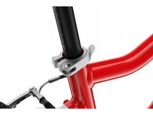 ROWER DZIECIĘCY WOOM GO 4 KOŁA 20" WIEK 6+ CZERWONY 7-BIEGOWY LEKKI 7,8KG