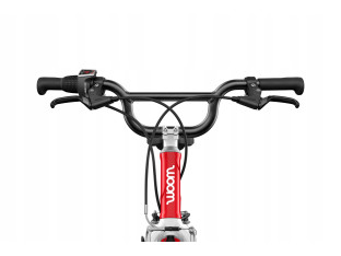 ROWER DZIECIĘCY WOOM GO 4 KOŁA 20" WIEK 6+ CZERWONY 7-BIEGOWY LEKKI 7,8KG