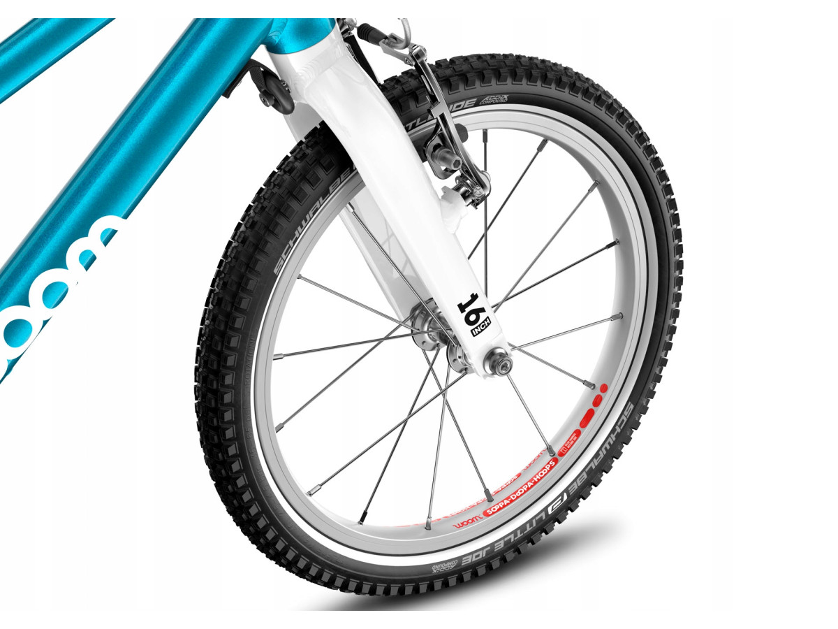 ROWER DZIECIĘCY WOOM GO 3 KOŁA 16" WIEK 4+ NIEBIESKI ULTRALEKKI TYLKO 5,4KG