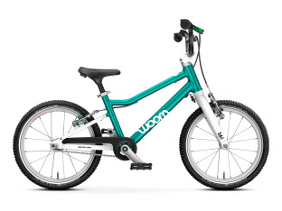 ROWER DZIECIĘCY WOOM GO 3 KOŁA 16" WIEK 4+ TYRKUS ULTRALEKKI TYLKO 5,4KG