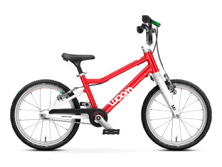 ROWER DZIECIĘCY WOOM GO 3 KOŁA 16" WIEK 4+ CZERWONY ULTRALEKKI TYLKO 5,4KG