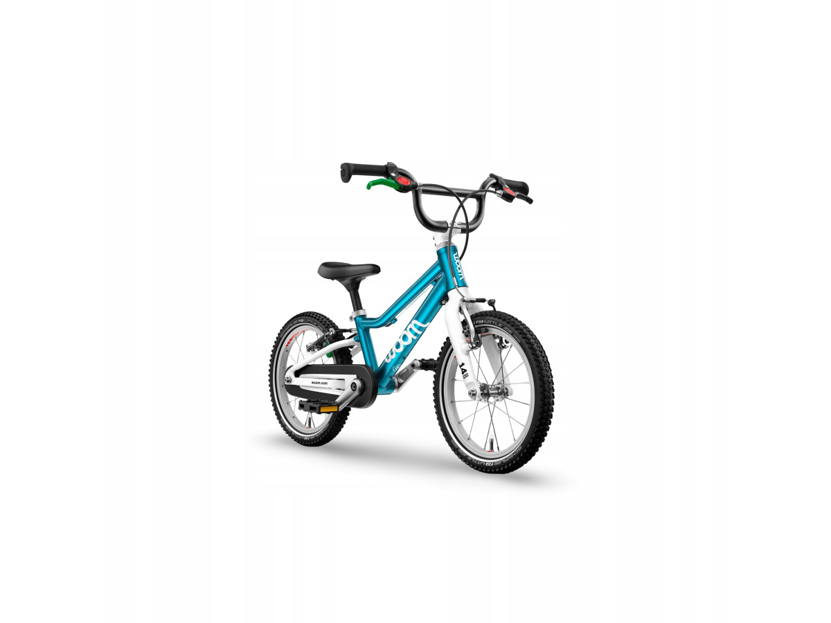 ROWER DZIECIĘCY WOOM GO 2 KOŁA 14" WIEK 3+ NIEBIESKI ULTRALEKKI TYLKO 5KG