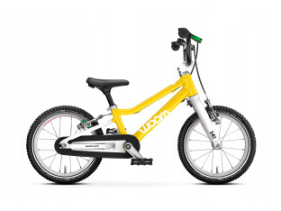 ROWER DZIECIĘCY WOOM GO 2 KOŁA 14" WIEK 3+ ŻÓŁTY ULTRALEKKI TYLKO 5KG