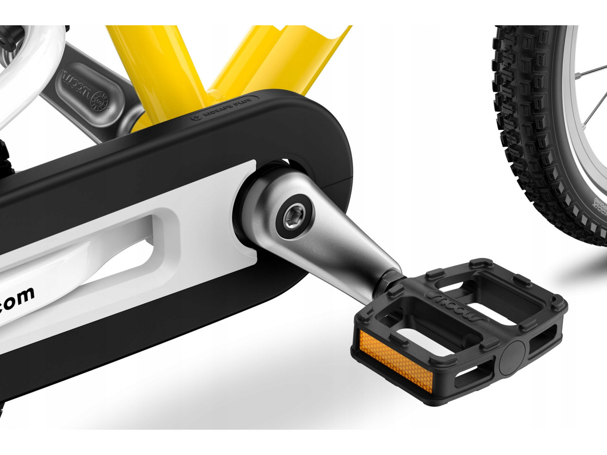 ROWER DZIECIĘCY WOOM GO 2 KOŁA 14" WIEK 3+ ŻÓŁTY ULTRALEKKI TYLKO 5KG