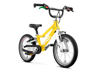 ROWER DZIECIĘCY WOOM GO 2 KOŁA 14" WIEK 3+ ŻÓŁTY ULTRALEKKI TYLKO 5KG