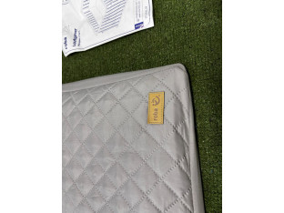 ŁÓŻECZKO DZIECIĘCE ROBA LAUFGITTER BIAŁE Z MATERACEM Z KÓŁKAMI W ZESTAWIE