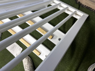 ŁÓŻECZKO DZIECIĘCE PINOLINO 140X65CM BIAŁE NIEKOMPLETNE