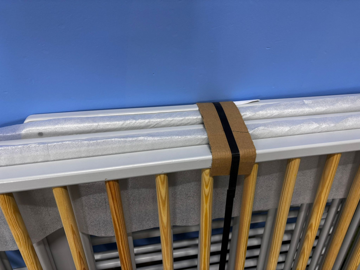 ŁÓŻECZKO DZIECIĘCE BIAŁE FELIX WYMIARY 60X120X77CM