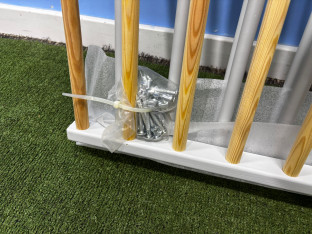 ŁÓŻECZKO DZIECIĘCE BIAŁE FELIX WYMIARY 60X120X77CM