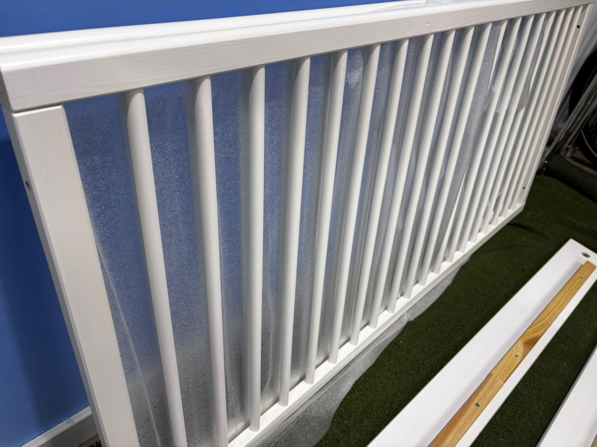 ŁÓŻECZKO DZIECIĘCE PINOLINO 140X65CM BIAŁE NIEKOMPLETNE