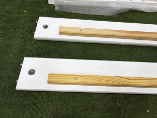 ŁÓŻECZKO DZIECIĘCE PINOLINO 140X65CM BIAŁE NIEKOMPLETNE