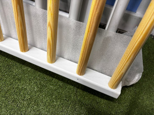 ŁÓŻECZKO DZIECIĘCE BIAŁE FELIX WYMIARY 60X120X77CM