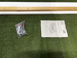 ŁÓŻECZKO DZIECIĘCE PINOLINO 140X65CM BIAŁE NIEKOMPLETNE