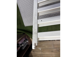 ŁÓŻECZKO DZIECIĘCE ROBA LAUFGITTER BIAŁE Z MATERACEM Z KÓŁKAMI W ZESTAWIE