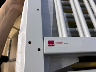 ŁÓŻECZKO DZIECIĘCE BIAŁE FELIX WYMIARY 60X120X77CM