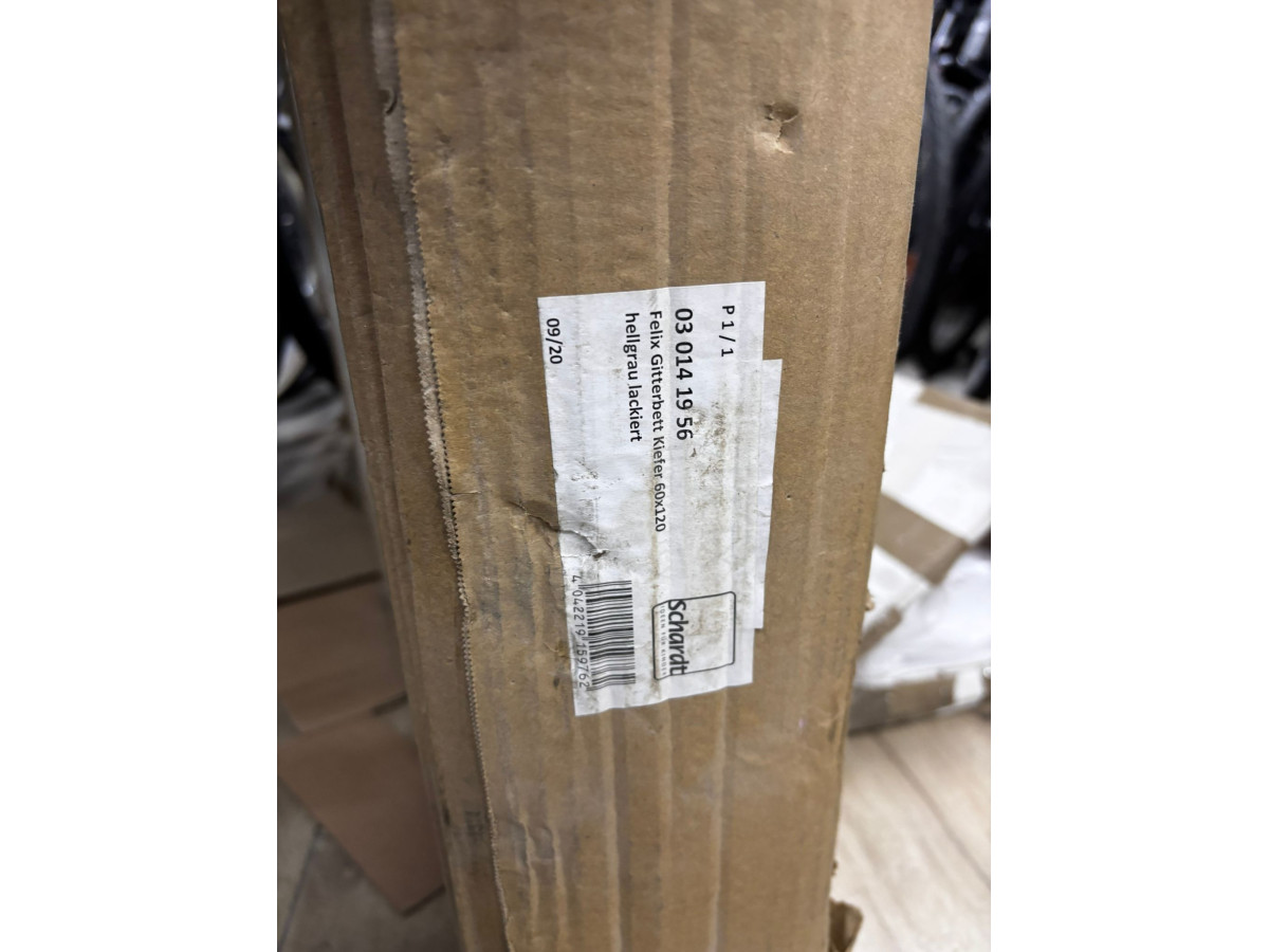 ŁÓŻECZKO DZIECIĘCE BIAŁE FELIX WYMIARY 60X120X77CM