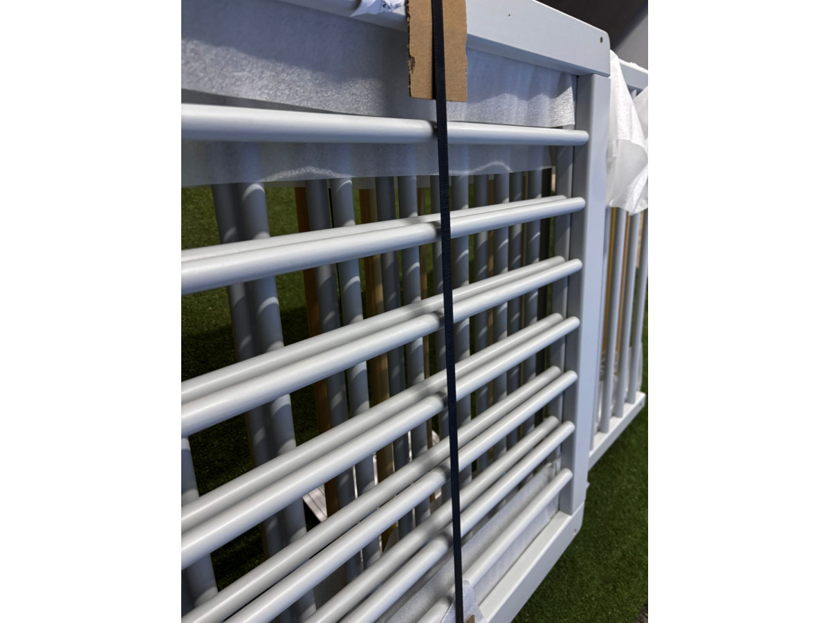 ŁÓŻECZKO DZIECIĘCE BIAŁE FELIX WYMIARY 60X120X77CM