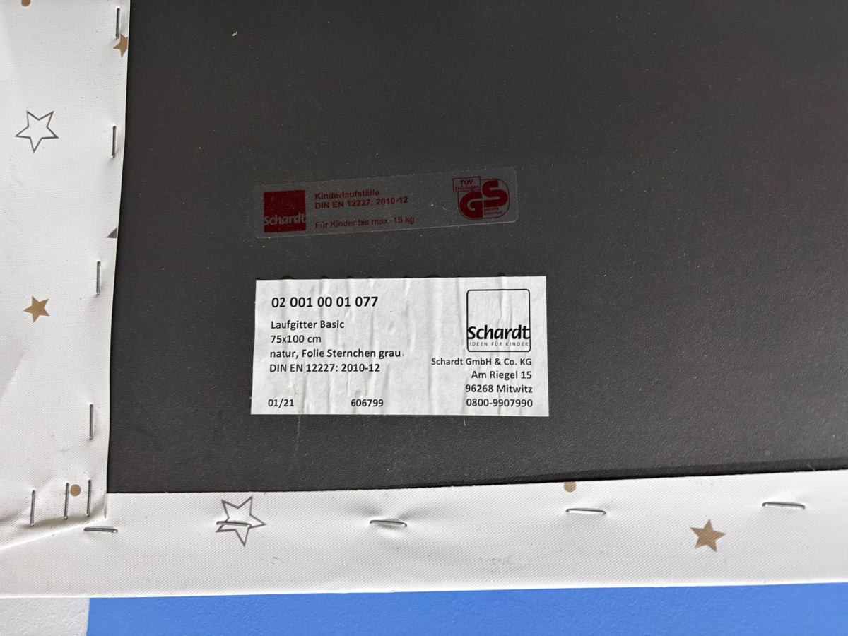 ŁÓŻECZKO KOJEC DZIECIĘCY BASIC WYMIARY 75X100CM