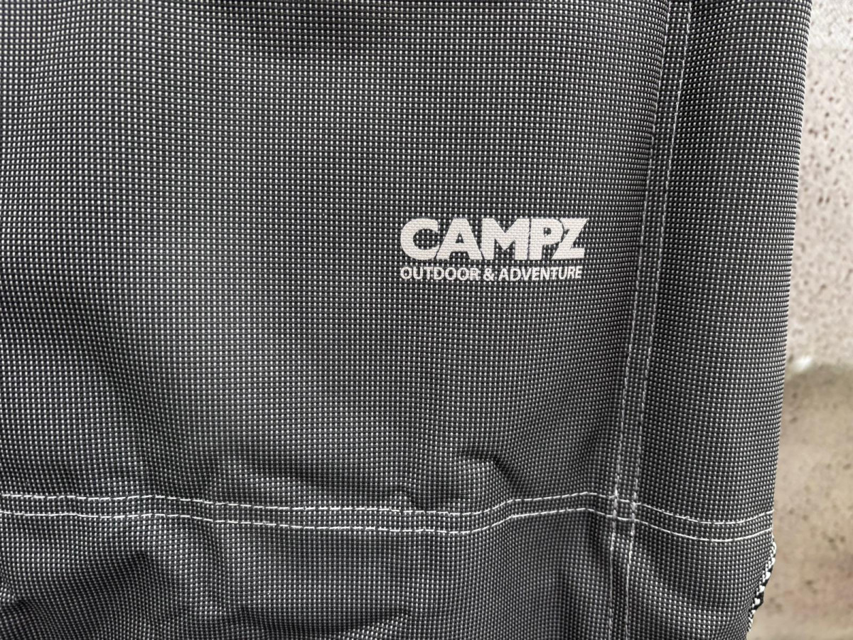 FOTEL TURYSTYCZNY CAMPZ SKŁADANY Z POKROWCEM ANTRACYTOWY