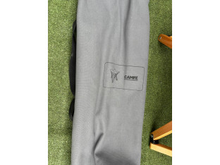 STOŁEK TURYSTYCZNY SKŁADANY CAMPZ Z POKROWCEM SZARY