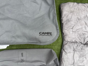 STOŁEK TURYSTYCZNY SKŁADANY CAMPZ Z POKROWCEM SZARY