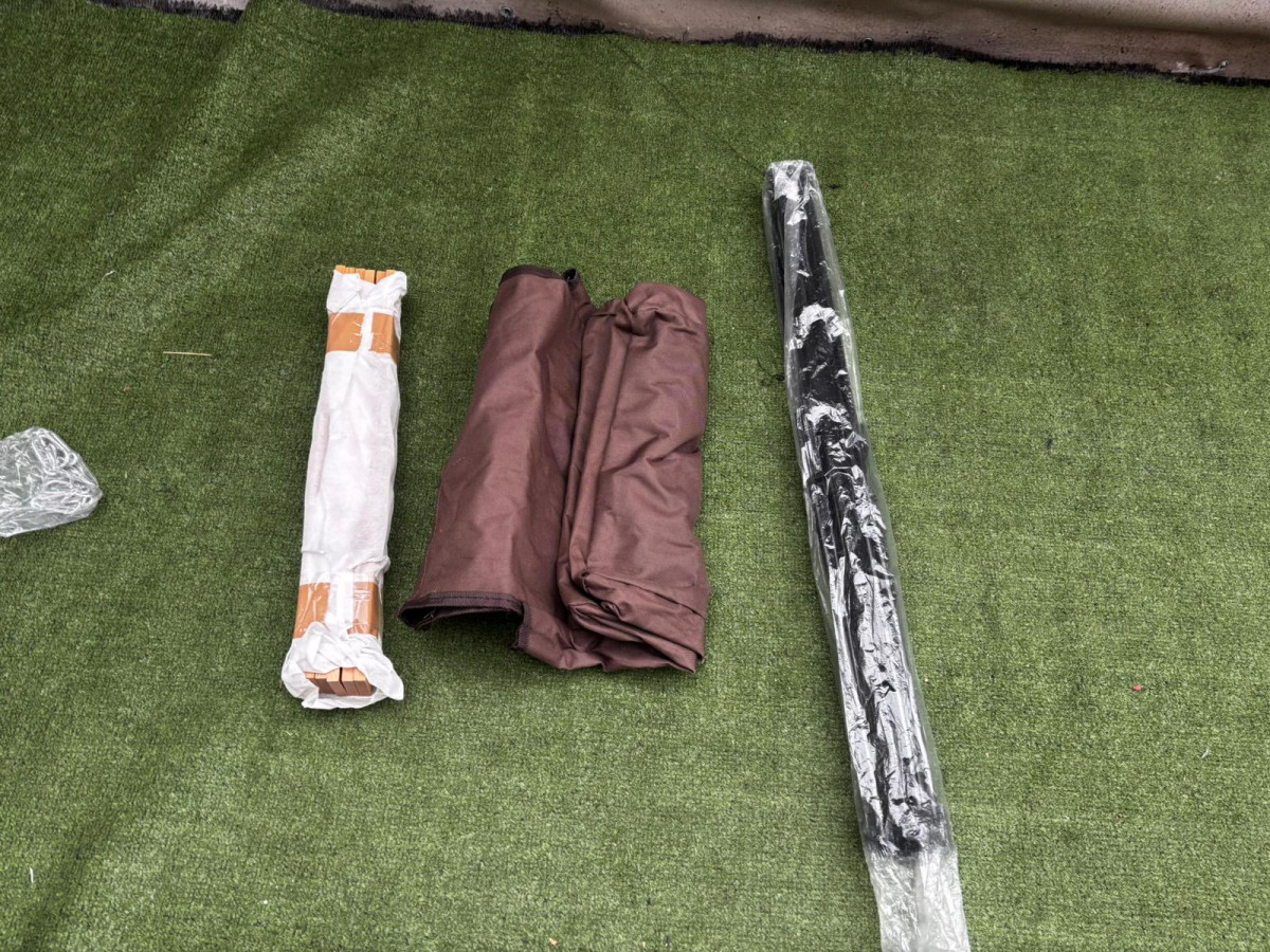 STOLIK TURYSTYCZNY KEMPINGOWY CAMPZ DREWNIANY ZE SCHOWKIEM POKROWIEC