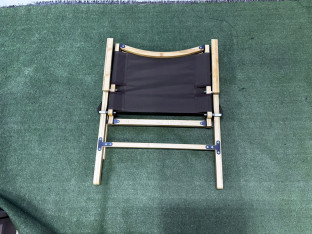 KRZESŁO TURYSTYCZNE SKŁADANE CAMPZ Z POKROWCEM KOMPAKTOWE WYSOKIE BRĄZ