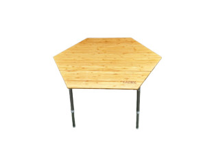 STOLIK TURYSTYCZNY KEMPINGOWY CAMPZ HEXA BAMBUSOWY SKŁADANY 100X86X60