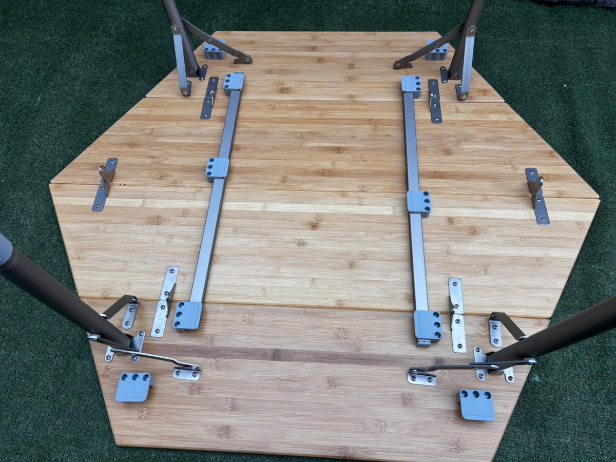 STOLIK TURYSTYCZNY KEMPINGOWY CAMPZ HEXA BAMBUSOWY SKŁADANY 100X86X60