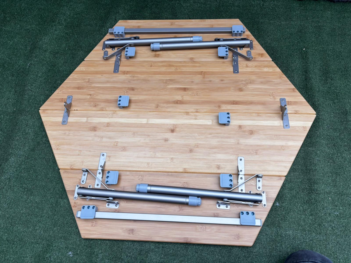 STOLIK TURYSTYCZNY KEMPINGOWY CAMPZ HEXA BAMBUSOWY SKŁADANY 100X86X60